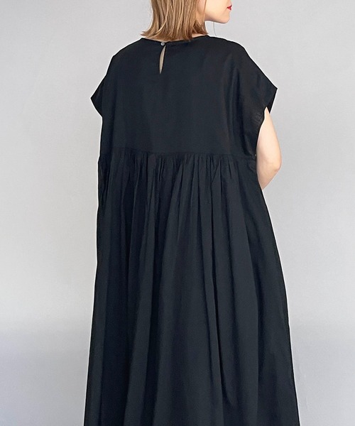「PICCIN」 半袖ワンピース M ブラック レディース_画像9