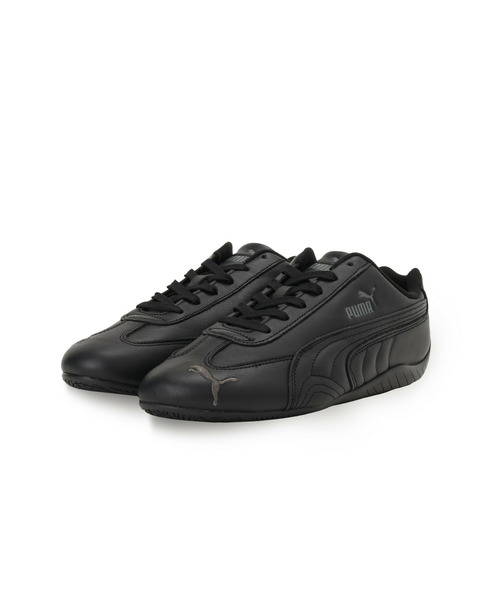 「PUMA」 ローカットスニーカー 26.5cm ブラック×グレー メンズの画像