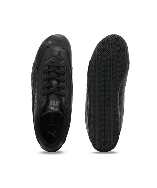 「PUMA」 ローカットスニーカー 26.5cm ブラック×グレー メンズの画像