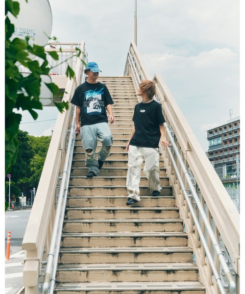 「LIBERE」 半袖Tシャツ MEDIUM ブラック メンズ_画像8