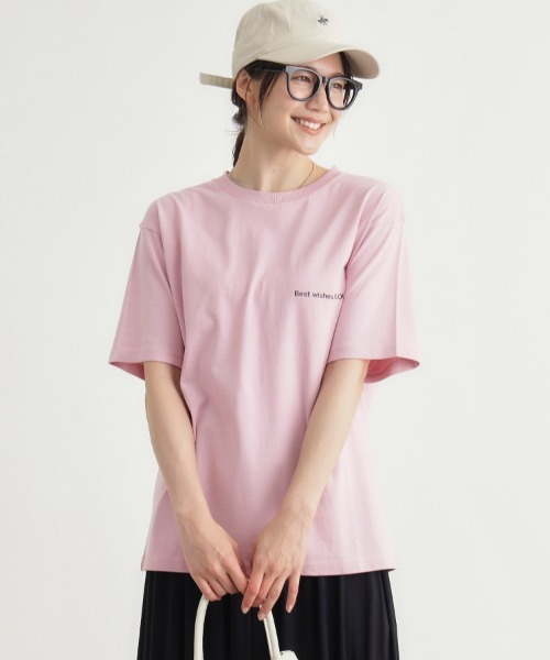 Right-on（ライトオン） tシャツ 半袖 「選べる10色展開」HONEYSUCKLE