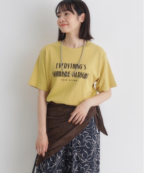 Right-on（ライトオン） tシャツ 半袖 「選べる10色展開」HONEYSUCKLE
