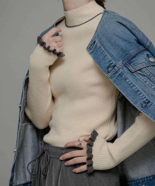 「URBAN RESEARCH Sonny Label」 長袖カットソー FREE オフホワイト レディース_画像2