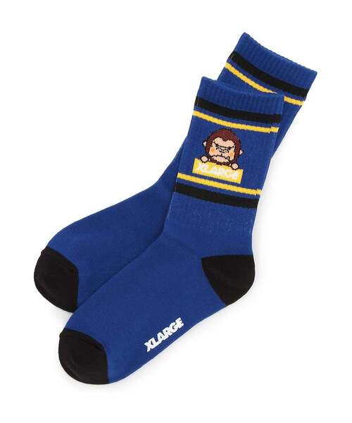 XLARGE KIDS（エクストララージ キッズ） 靴下 ファニーゴリラ リブ