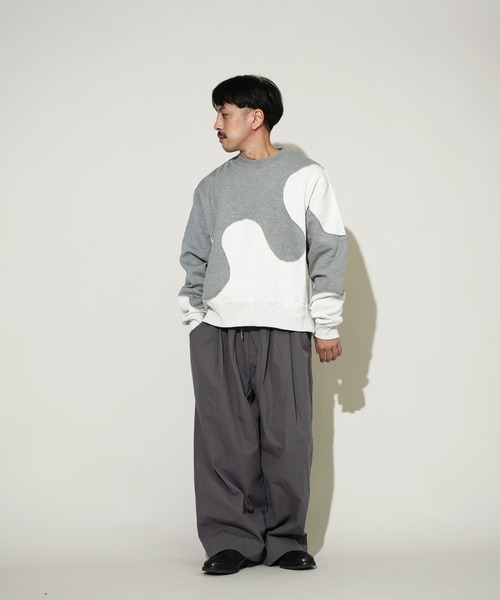 「Aphlotus」 スウェットカットソー MEDIUM グリーン メンズ_画像7