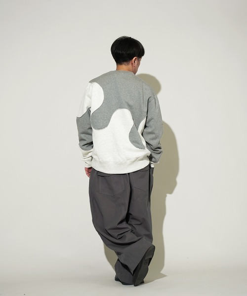 「Aphlotus」 スウェットカットソー MEDIUM グリーン メンズ_画像8