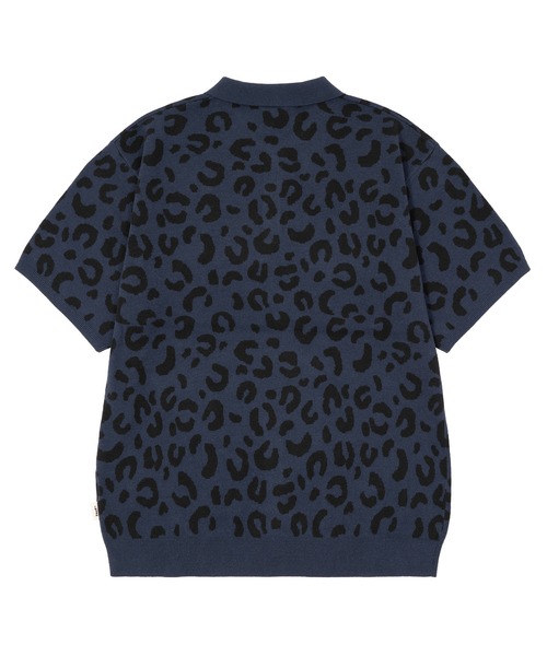 HUF（ハフ） ポロシャツ 半袖 HUF CO-OP CHUNKY CHEETAH KNIT POLO