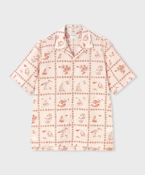 Paul Smith（ポール・スミス） シャツ 半袖 Cairo Bandanna” オープン