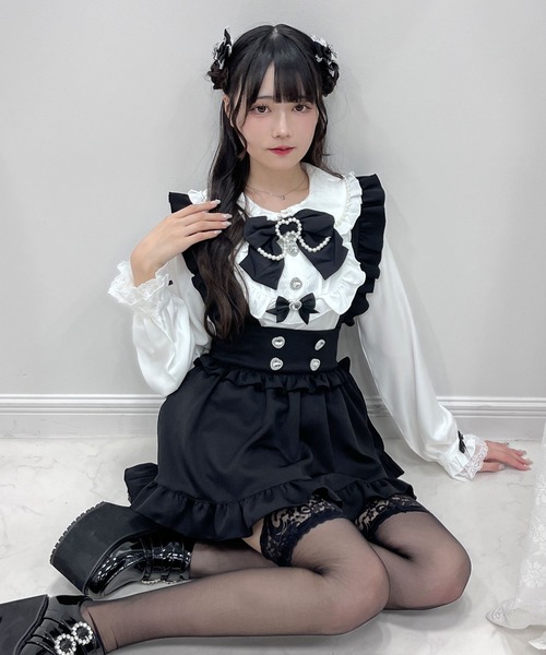 「DearMyLove」 キュロット LARGE グレー レディース_画像3