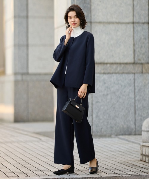 「GeeRA」 セットアップ LARGE ネイビー レディース_画像2