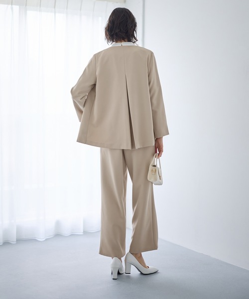 「GeeRA」 セットアップ LARGE ネイビー レディース_画像4