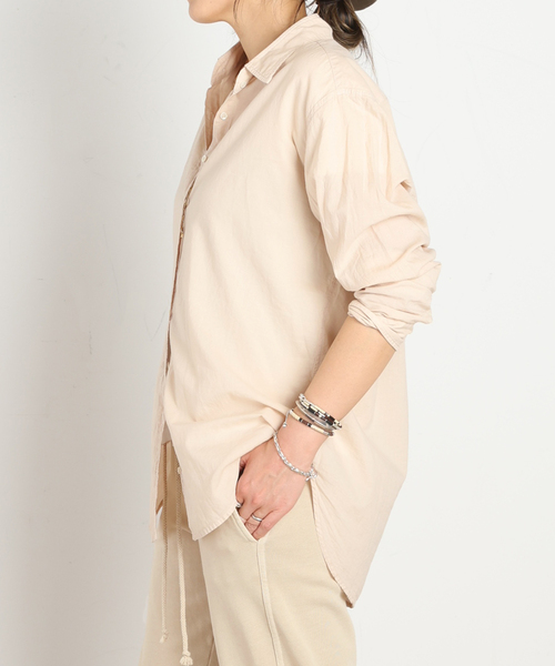 ブラウス シャツ *「XIRENA/キセレナ」COTTON POPLIN SHIRT レディースの画像