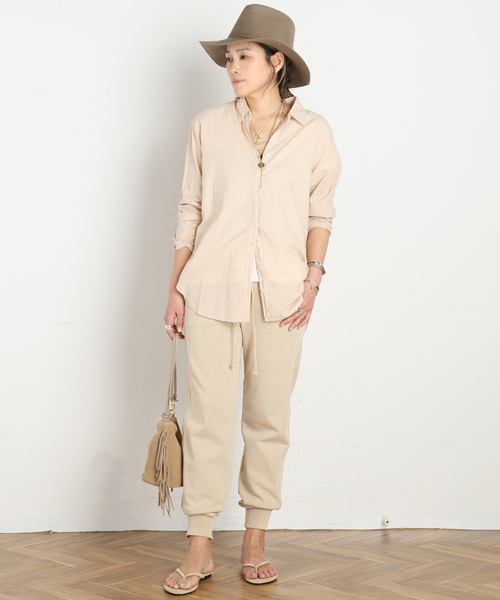 ブラウス シャツ *「XIRENA/キセレナ」COTTON POPLIN SHIRT レディースの画像