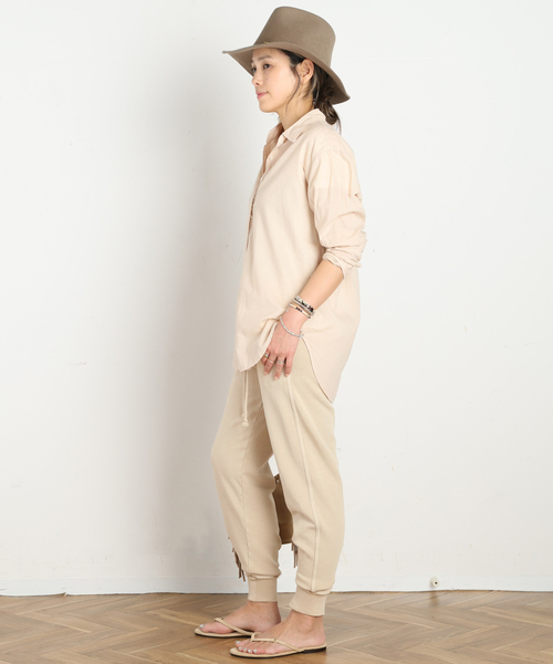 ブラウス シャツ *「XIRENA/キセレナ」COTTON POPLIN SHIRT レディースの画像