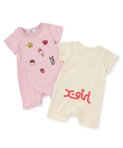 ベビー服 ロンパース キラッキーフレンズ ショートオールの画像
