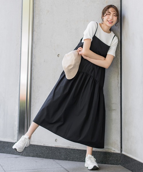 「VICKY」 キャミソールワンピース M ホワイト レディース_画像3