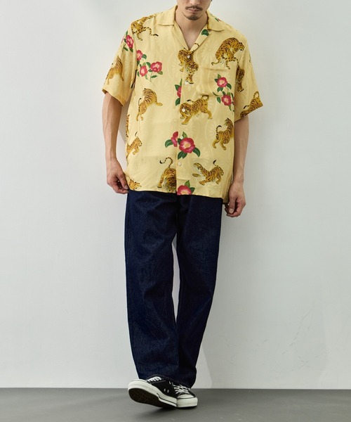 アロハシャツ シャツ メンズの画像