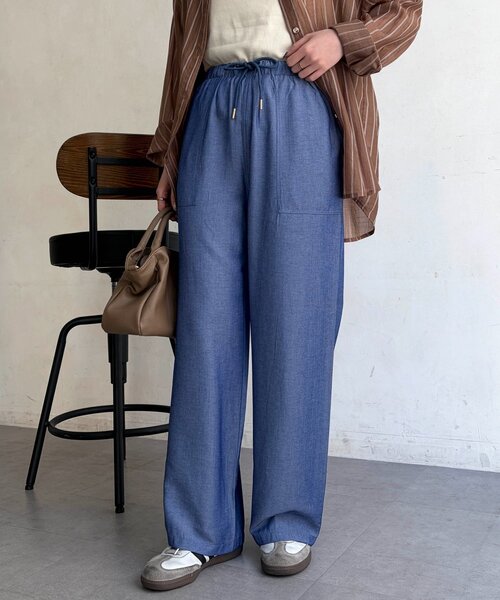 【美品】デニムパンツ Chez toi（シェトワ） ジーンズ デニム デニムパンツ 「楽して美脚