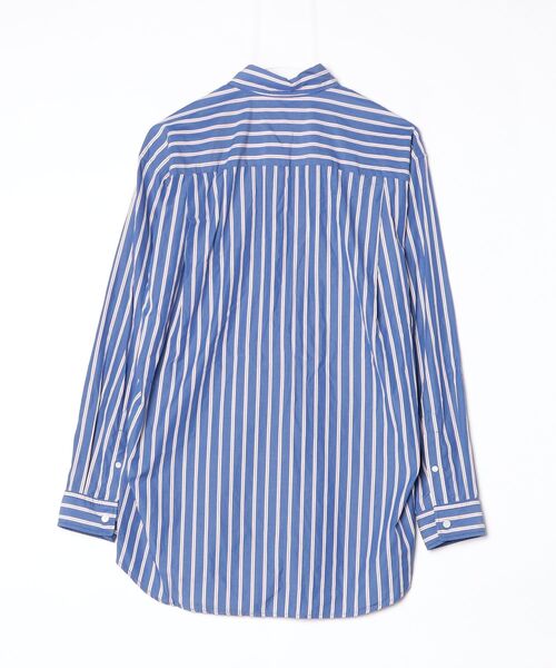 BALENCIAGA（バレンシアガ） ストライプ 長袖シャツ 32 ブルー