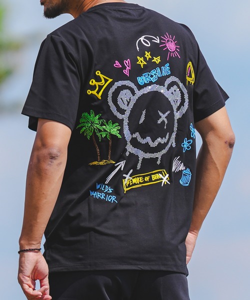アダムスジャグラー半袖Tシャツ adamsJUGGLER（アダムスジャグラー） tシャツ W/R S.Vベアーティー