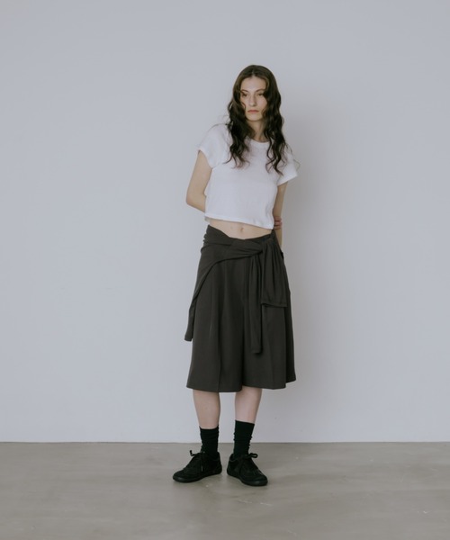 Double Tuck Half Pants リット　ハーフパンツ lit ワイドパンツ ハーフパンツ パンツ 短パン Double Tuck Half Pants