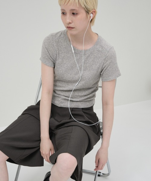 lit ワイドパンツ ハーフパンツ パンツ 短パン Double Tuck Half Pants