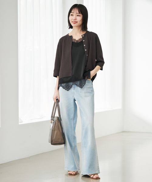 ミ*ナ様 SLOBE IENA カット刺繍キャミソールブラウス SLOBE IENA（スローブイエナ） ブラウス シャツ 「セットアップ対応可