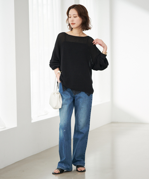 ミ*ナ様 SLOBE IENA カット刺繍キャミソールブラウス SLOBE IENA