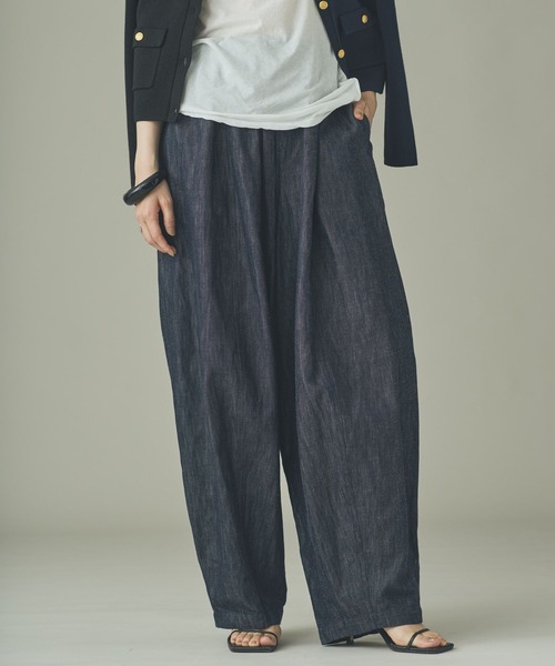 SLOBE IENA（スローブイエナ） デニムパンツ 36 サックスブルー
