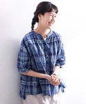 「soulberry」 半袖シャツ L ブルー...の詳細画像2