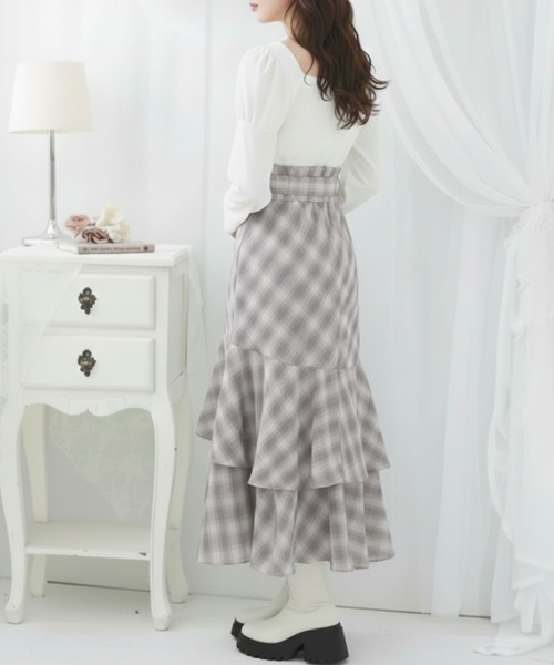 「DearMyLoveRose」 スカート - ブラック レディース_画像5