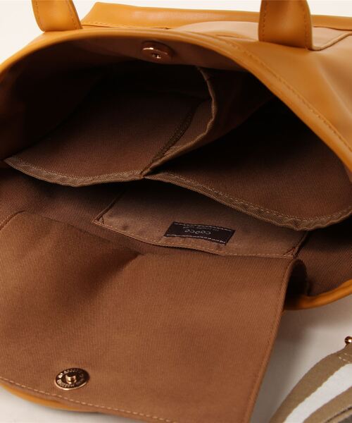 「COOCO」 2WAYバッグ 9 シルバー レディース_画像8