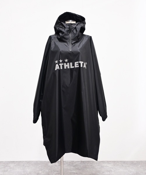 希少 古着 キャピタル アーミー ボーダー アズマコート ブランケット ポンチョ ATHLETA（アスレタ） ポンチョ 「athleta」雨の日の移動も、観戦も