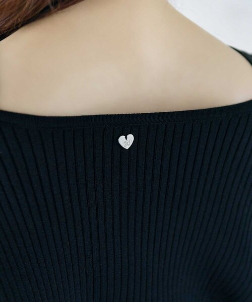Belle Charme ニット セーター 「Belle Charme」Heart Charm Knit