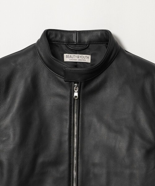 BEAUTY＆YOUTH UNITED ARROWS 革ジャン ライダース シープ レザー