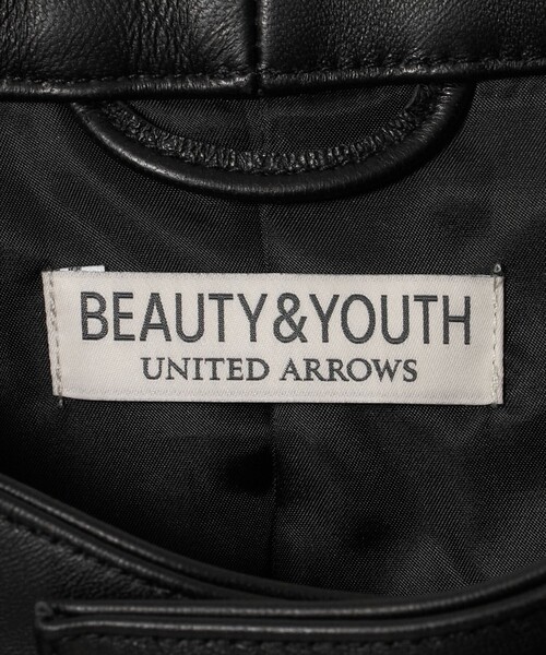BEAUTY＆YOUTH UNITED ARROWS 革ジャン ライダース シープ レザー