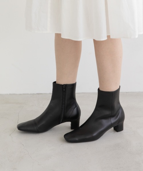 Launa lea（ラウナレア） 長靴 レインブーツ RainyDay スクエアトゥ