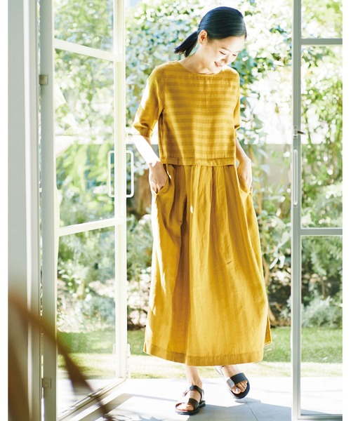 ワンピース サニークラウズ 正午のお日さま色ワンピース レディース Zozotown Yahoo 店 通販 Yahoo ショッピング