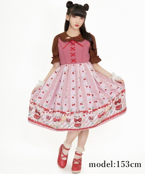 axes femme（アクシーズ ファム） ワンピース ジャンパースカート