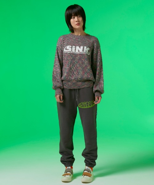 SINK kotohayokozawa パンツ WATER WAVE LOGO PANTS : ZOZOTOWN