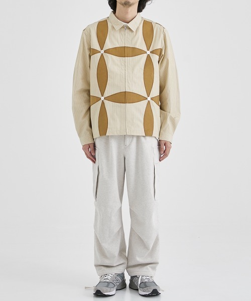 シャツ ブラウス 【KHOKI / コッキ】Button flower shirt / ボタンフラワーシャツ KHOKI コッキ Button flower shirt