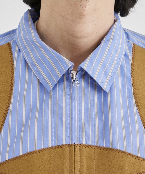 シャツ ブラウス 【KHOKI / コッキ】Button flower shirt / ボタンフラワーシャツ KHOKI コッキ Button flower shirt