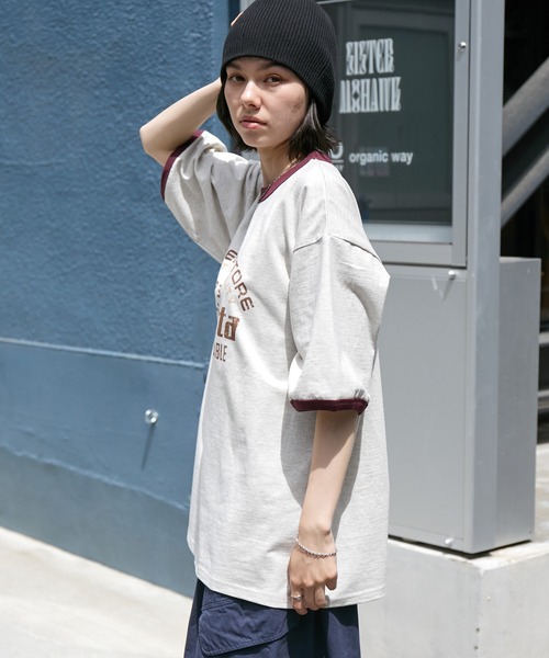 MONO-MART（モノマート） tシャツ 半袖 ヴィンテージライクロゴ