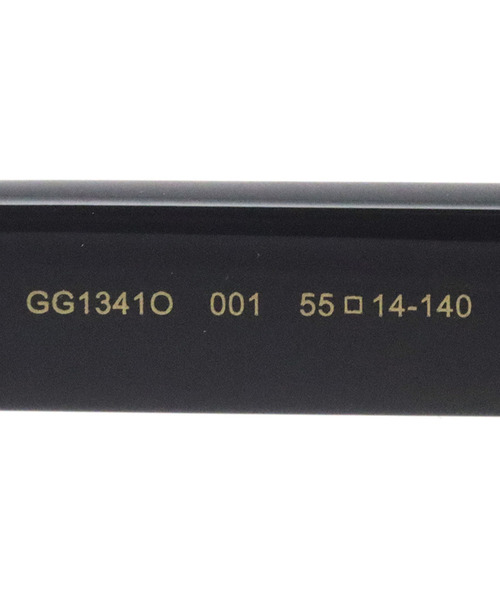伊達メガネ メガネ 眼鏡 「GUCCI/グッチ」スクエア メガネ GG1341O 001 レディース メンズの画像