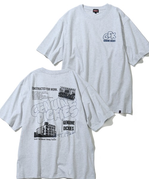 tシャツ 「GENUINE DICKIES/ジェニュインディッキーズ」 刺繍＆プリント ショートスリーブ ビッグシルエットTシャツ メンズ レディース | Dickies | 43