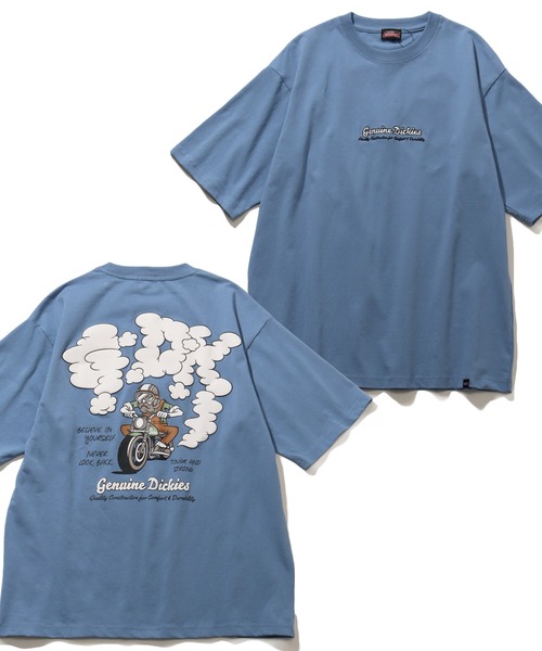 tシャツ 「GENUINE DICKIES/ジェニュインディッキーズ」 刺繍＆プリント ショートスリーブ ビッグシルエットTシャツ メンズ レディース | Dickies | 55
