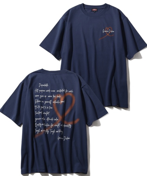 tシャツ 「GENUINE DICKIES/ジェニュインディッキーズ」 刺繍＆プリント ショートスリーブ ビッグシルエットTシャツ メンズ レディース | Dickies | 57