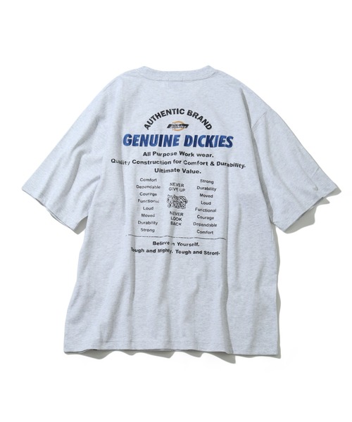 tシャツ 「GENUINE DICKIES/ジェニュインディッキーズ」 刺繍＆プリント ショートスリーブ ビッグシルエットTシャツ メンズ レディース | Dickies | 76