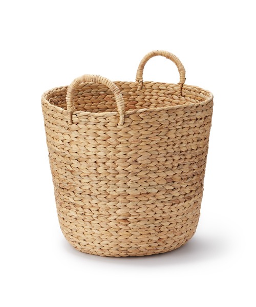 無印良品（MUJI） 収納 ウォーターヒヤシンス 持ち手付 ラウンド