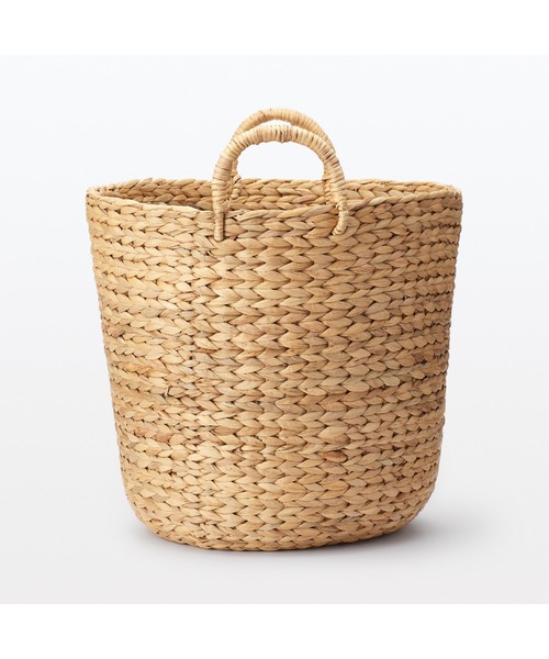 無印良品（MUJI） 収納 ウォーターヒヤシンス 持ち手付 ラウンド
